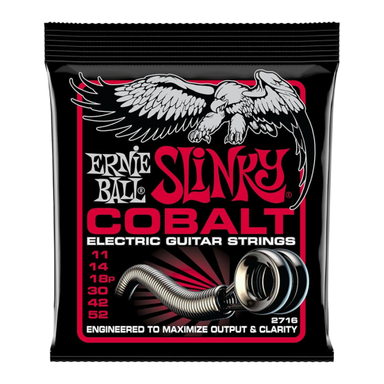 Ernie Ball 2716 Cobalt Burly Slinky húrkészlet 11-52