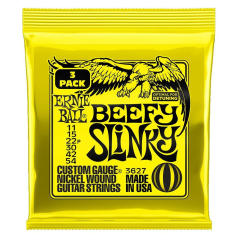 Ernie Ball 3627 Beefy Slinky húrkészlet 11-54 3 Pack