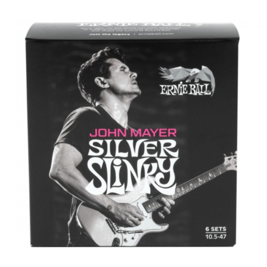 Ernie Ball 3817 John Mayer Signature Silver Slinky 6 db húrkészlet 10,5-47