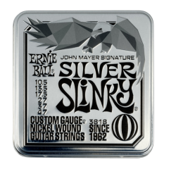 Ernie Ball 3818 John Mayer Signature Silver Slinky 3 db húrkészlet 10,5-47