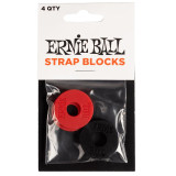 Ernie Ball 4603 Strap Blocks Red/Black hevederzár