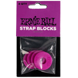 Ernie Ball 5618 Strap Blocks Purple hevederzár