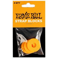 Ernie Ball 5621 Strap Blocks Orange hevederzár