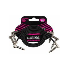 Ernie Ball 6222 Flat Ribbon Patch Kábel 30cm Fekete