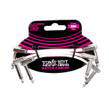 Ernie Ball 6384 Flat Ribbon Patch Kábel 7,5cm Fehér