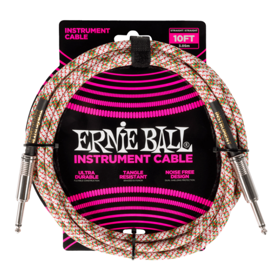 Ernie Ball 6426 Emerald Argyle Szövetkábel 3m