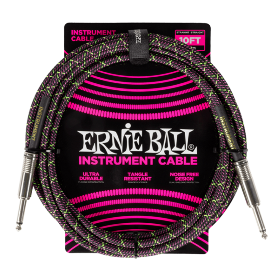 Ernie Ball 6427 Purple Python Szövetkábel 3m
