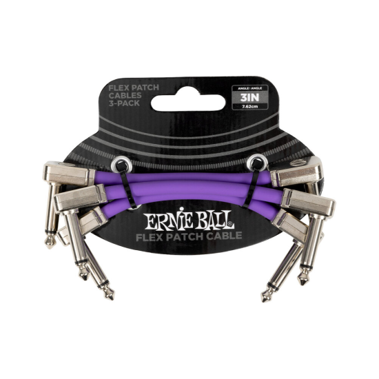 Ernie Ball 6451 Patch Kábel 7,5cm Lila