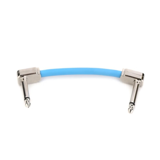 Ernie Ball 6454 Flat Patch Kábel 7,5cm Kék