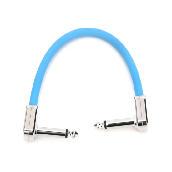 Ernie Ball 6455 Flat Patch Kábel 15cm Kék