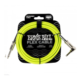 Ernie Ball 6465 Flexcable 3m gitárkábel zöld