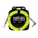Ernie Ball 6465 Flexcable 3m gitárkábel zöld