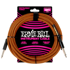 Ernie Ball 6469 Pumpkin Pie Szövetkábel 5.5m