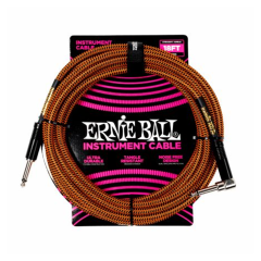 Ernie Ball 6471 Pumpkin Pie Szövetkábel 5.5m