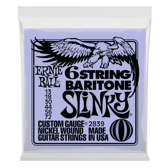 Ernie Ball 2839 Nickel Wound Baritone Slinky 13-72 húrkészlet