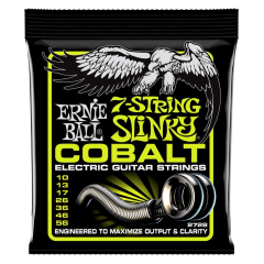 Ernie Ball 2728 Cobalt Slinky húrkészlet 10-56 7 húros húrkészlet