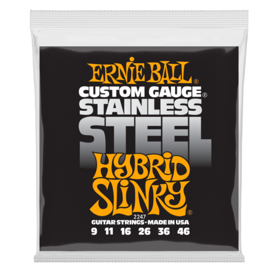 Ernie Ball 2247 Stainless Steel Hybrid Slinky 9-46 húrkészlet