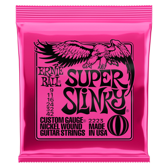 Ernie Ball 2223 Super Slinky húrkészlet 9-42