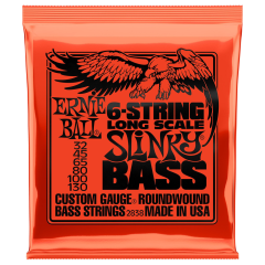 Ernie Ball 2838 Long Scale Slinky Bass 32-130 (6 húros)