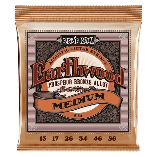 Ernie Ball 2144 Earthwood Acoustic foszfor-bronz húrkészlet 13-56