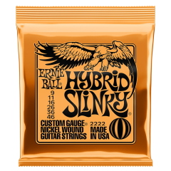 Ernie Ball 2222 Hybrid Slinky húrkészlet 9-46