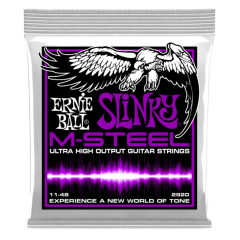 Ernie Ball 2920 M-Steel Power Slinky 11-48 húrkészlet