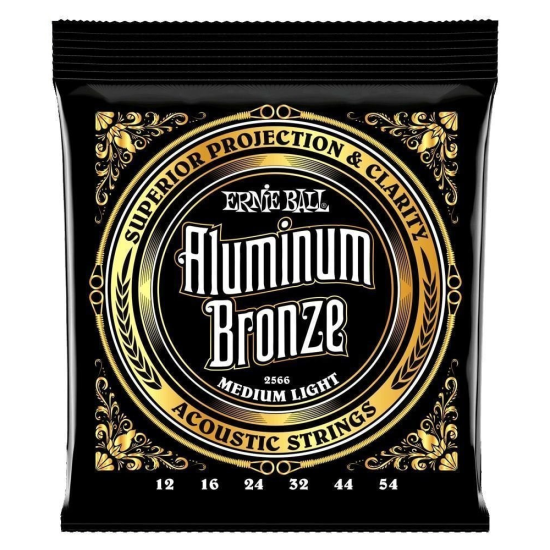 Ernie Ball 2566 Aluminum Bronz Medium Light 12-54 akusztikus húrkészlet