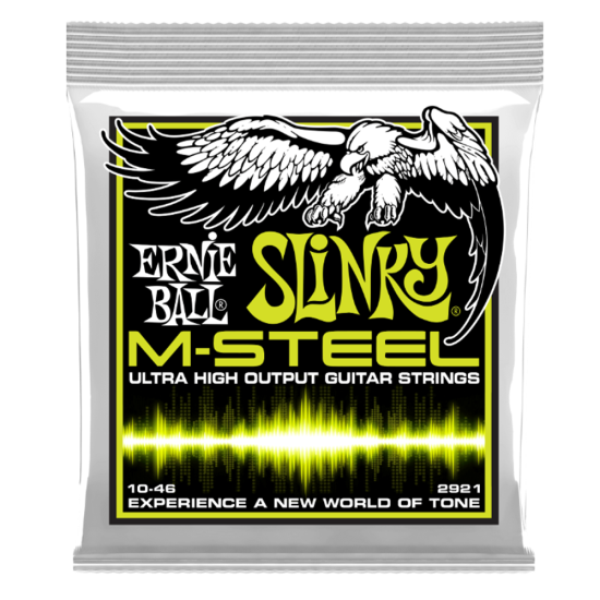 Ernie Ball 2921 M-Steel Regular Slinky 10-46 húrkészlet