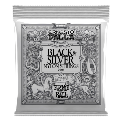 Ernie Ball 2406 Black Silver Nylon húrkészlet