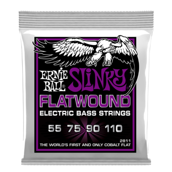 Ernie Ball 2811 Power Slinky Flatwound 55-110 húrkészlet