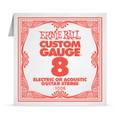 Ernie Ball Single Plain Steel 008