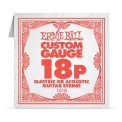 Ernie Ball Single Plain Steel 018