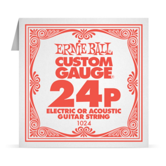 Ernie Ball Single Plain Steel 024