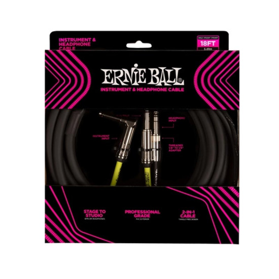 Ernie Ball 6411 Hangszer és Fejhallgató kábel