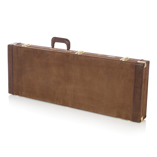 Gator GW-Electric Vintage Brown fa keménytok
