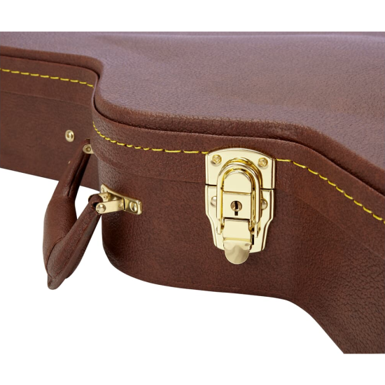 Gator GWE-335 Brown Semi-Hollow félüreges testű gitár kemény tok