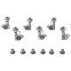 Gotoh SG301-05 3L+3R Chrome gitár hangolókulcs készlet
