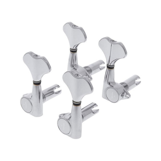 Gotoh GB707-4 2L2R Chrome basszusgitár hangolókulcs