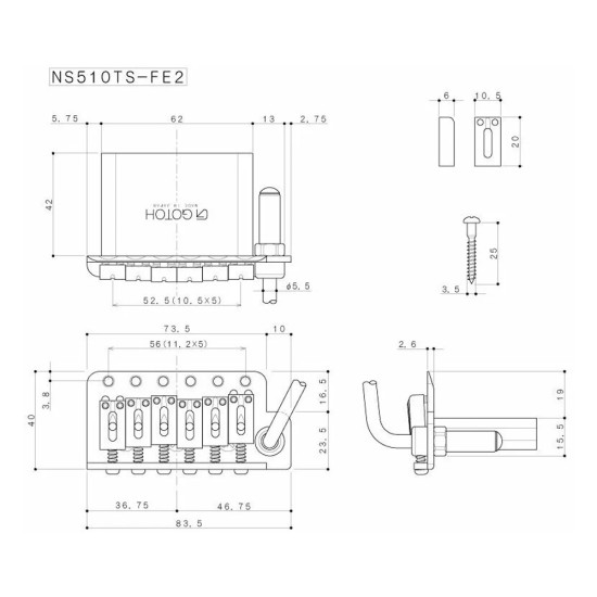 Gotoh NS510TS-FE2-C Chrome
