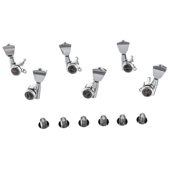 Gotoh SG381-04 MG-T L3+R3 Chrome satus gitár hangolókulcs készlet