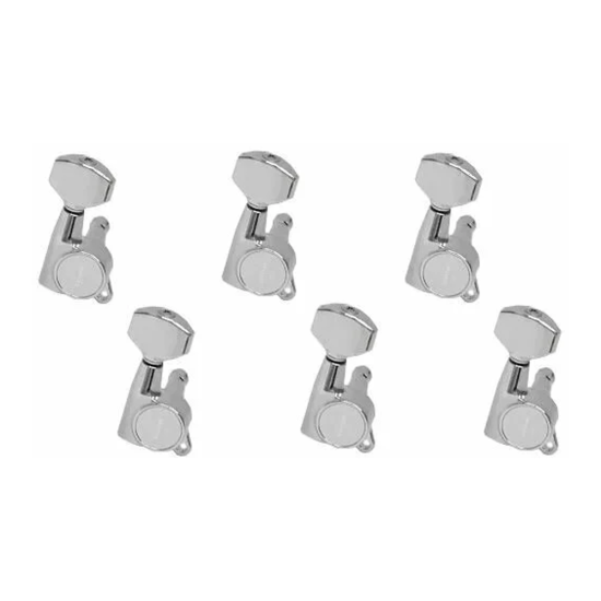 Gotoh SG381-07 6L Chrome gitár hangolókulcs készlet