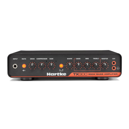Hartke TX300 basszusgitár fej
