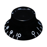 Hosco Gibson kalap formájú Inches gomb - fekete