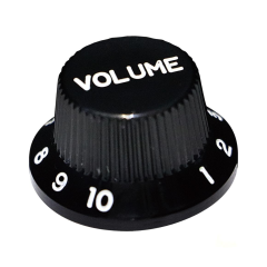 Hosco Stratocaster Inches Volume gomb - fekete