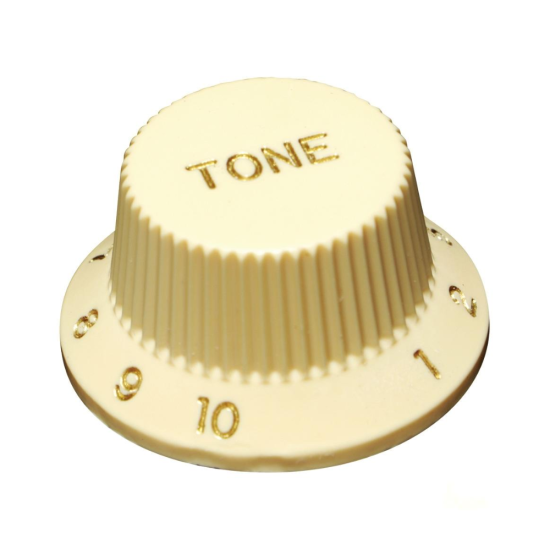 Hosco Stratocaster Inches Tone gomb - krém