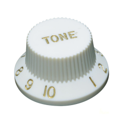 Hosco Stratocaster Inches Tone gomb - törtfehér