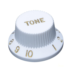 Hosco Stratocaster Inches Tone gomb - fehér