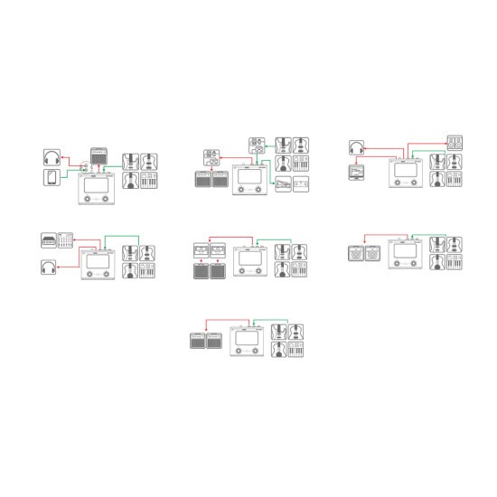 Hotone Ampero Mini (mustárszínű) erősítő modellező és effekt processzor