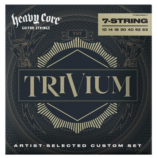 Dunlop TVMN10637 Trivium String Lab Guitar 10-63 7 húros húrkészlet 