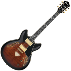 Ibanez AS93QMSP-DBS jazzgitár